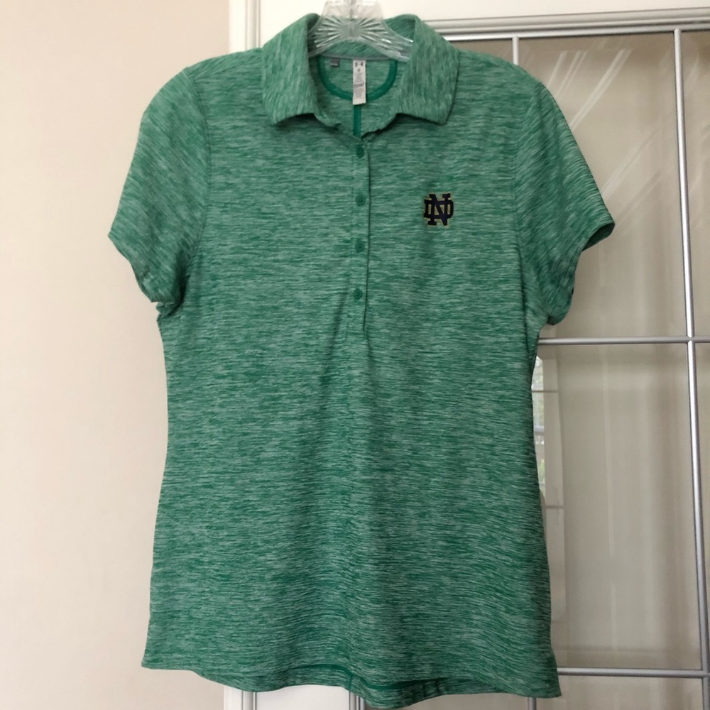 Notre Dame Under Armour Women’s Polo Shirt Sz M